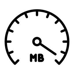 Speed gauge icon